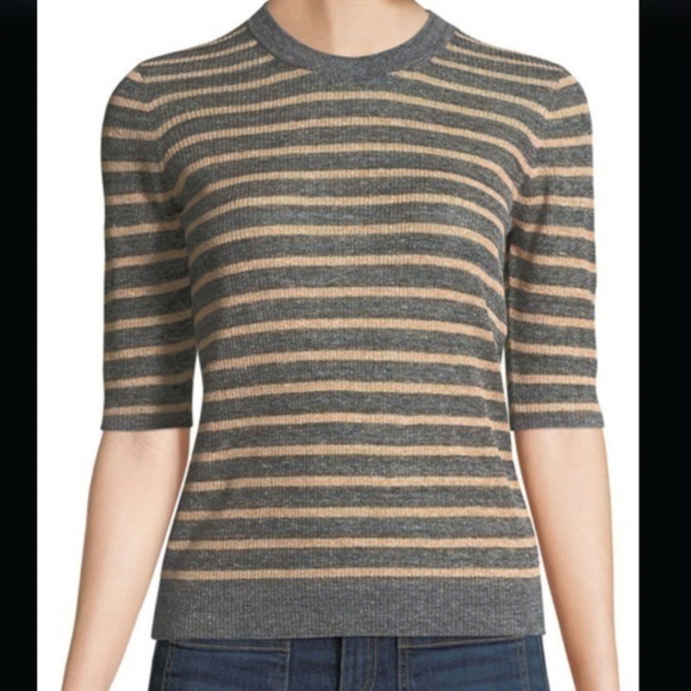 Veronica Beard Dean Sweater Linen Knit
